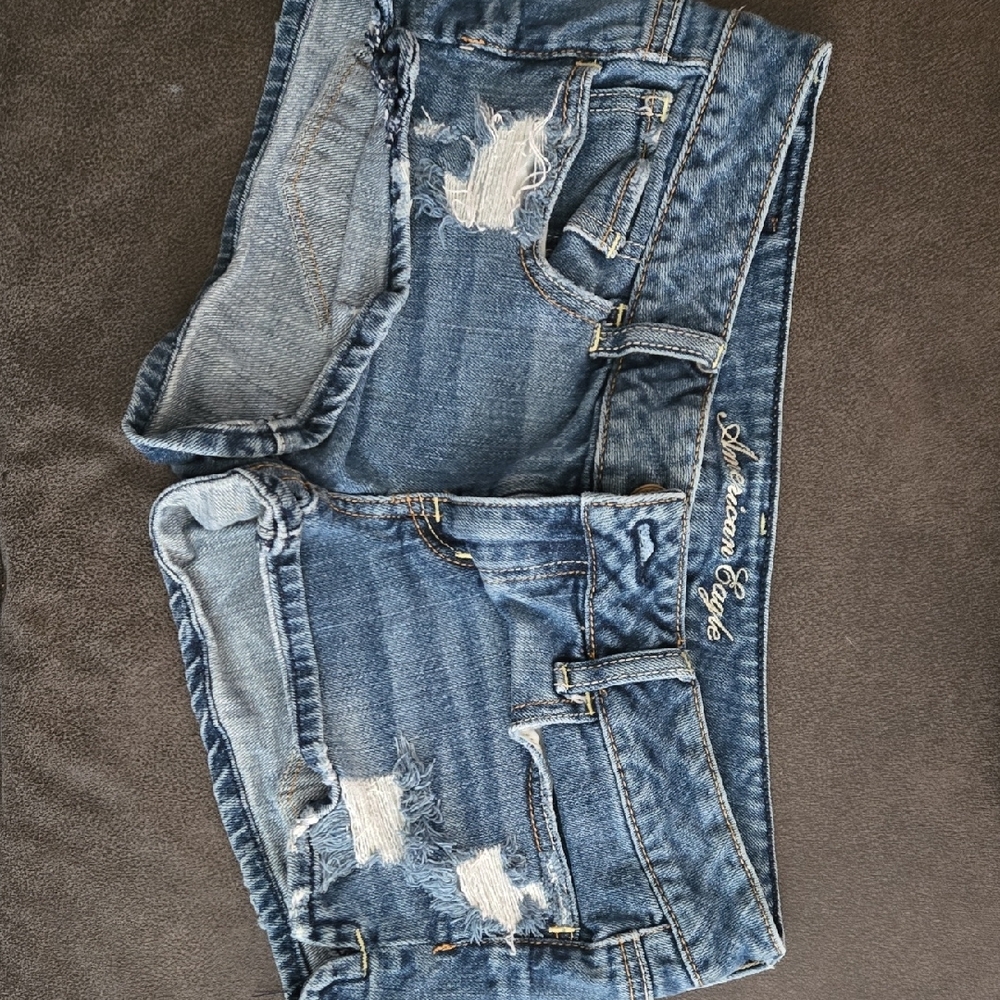 American Eagle Distressed Denim Shorts